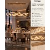 MOOSEE lampa wisząca LIBERTY LINE 8 złota