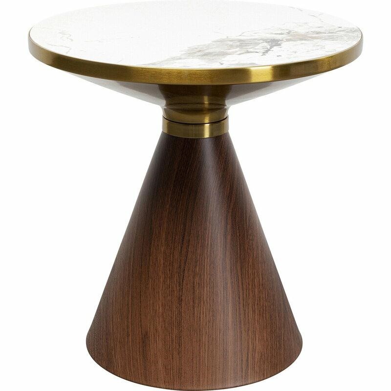 Kare Stolik Cono Walnut 50