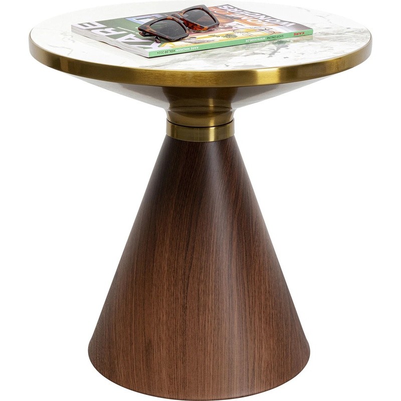 Kare Stolik Cono Walnut 50
