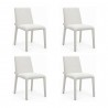 Zestaw 4 Krzeseł Alya Beżowy