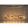Moosee Lampa Wisząca Chain Złota