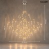 Lampa wisząca CONSTELATION 120 - LED, stal szczotkowana