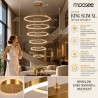 MOOSEE lampa wisząca RING SLIM XL złota
