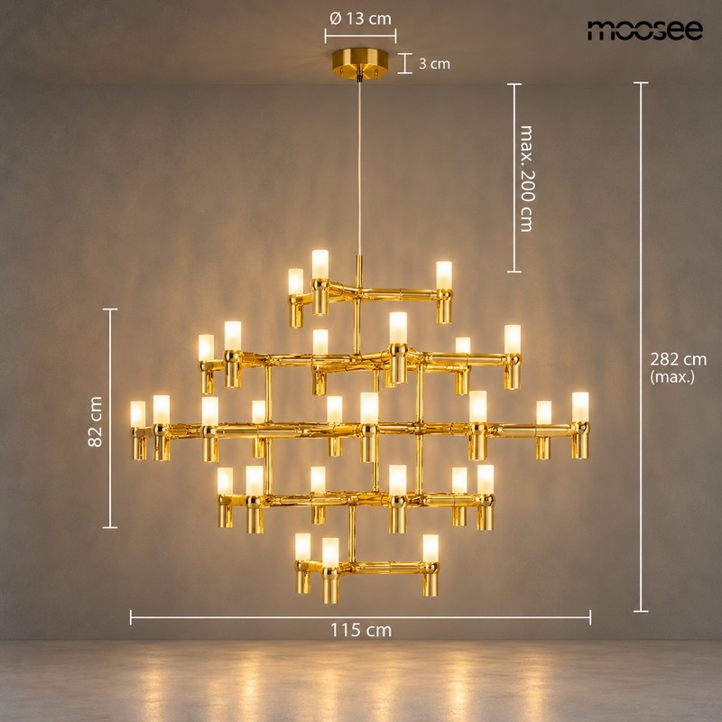 Lampa wisząca ATOMIC GRANDE zlota