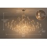 Lampa wisząca CONSTELATION 100 - LED, stal szczotkowana