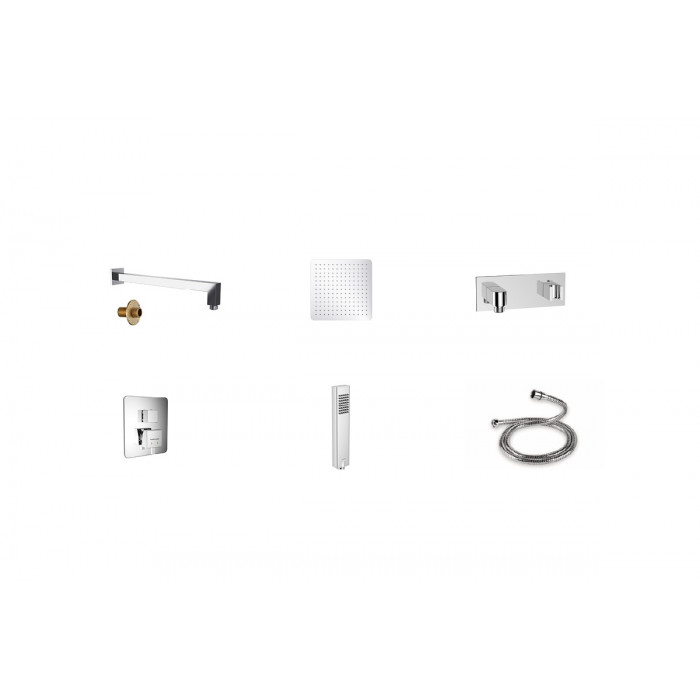 Excellent Frost Quatro Zestaw Podtynkowy Chrom