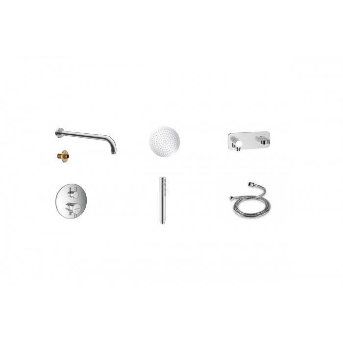 Excellent Frost Zestaw Podtynkowy Chrom