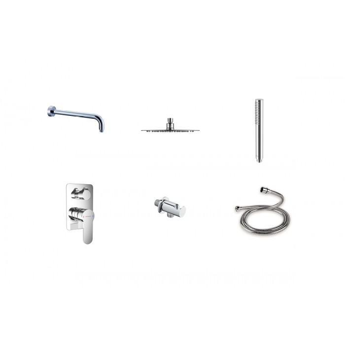 Excellent Oxalia Zestaw Prysznic-Wanna P/T Chrom