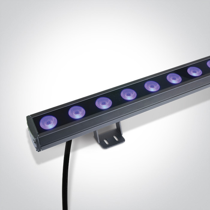 7055B/RGB  podkładki ścienne LED RGB 24x1 5W, podłącz max 5 sztuk wymagany zasilacz LED o stałym napięciu 24V DC