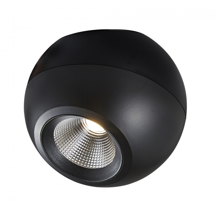 Mistic Lighting plafon (reflektorek) LED Madball 8,9W 1135lm 3000K czarny MSTC-05411171